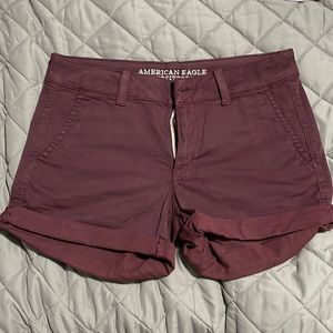 American Eagle MIDI rise shorts